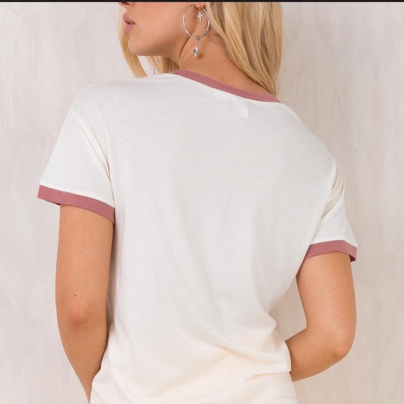 Princess Polly Women’s Short Sleeve Ringer Tee - Picture 4 of 9